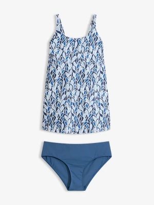 Obrázek produktu Długie tankini z regulowanymi ramiączkami (komplet 2-cz.) BonPrix niebieski