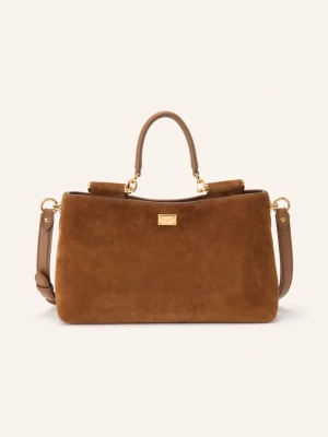 Obrázek produktu Dolce & Gabbana Kabelka Vittoria hnědá / zlatá