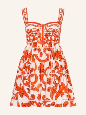 Obrázek produktu Dolce & Gabbana Koktejlové Šaty oranžová / bílá