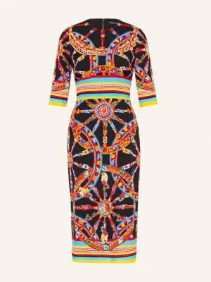 Obrázek produktu Dolce & Gabbana Pouzdrové Šaty černá / červená / modrá