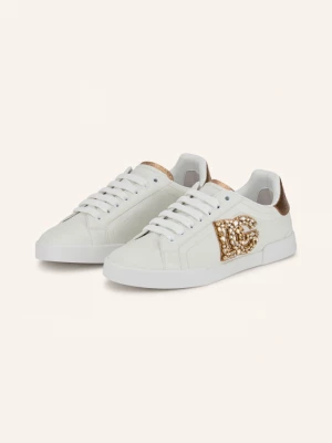 Obrázek produktu Dolce & Gabbana Sneakersy S Ozdobnými Kamínky bílá / zlatá
