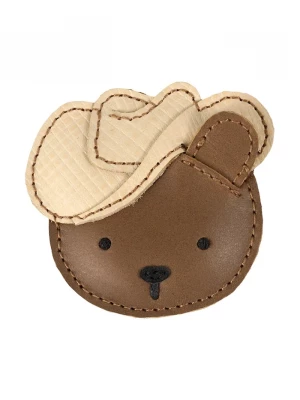 Obrázek produktu Donsje Dětská sponka Donsje Stanzen Clip Cowboy Bear hnědá