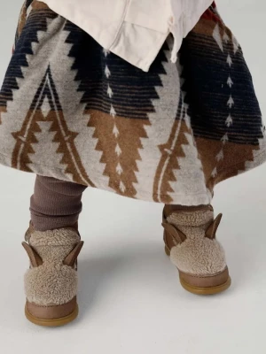 Obrázek produktu Donsje Dětské boty Donsje Roumi Shoes Alpaca hnědá