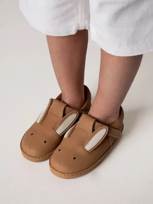 Obrázek produktu Donsje Dětské kožené polobotky Donsje Xan Classic Shoes Bunny hnědá