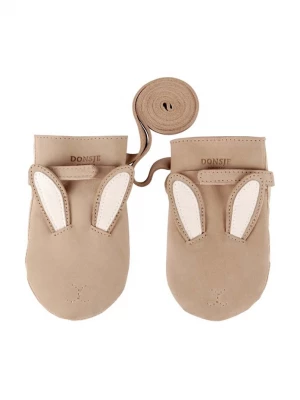 Obrázek produktu Donsje Dětské kožené rukavice Donsje Kapi Classic Mittens Bunny béžová