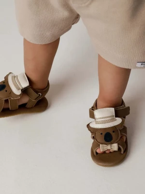 Obrázek produktu Donsje Dětské kožené sandály Donsje Stelloux Sandals Groom hnědá