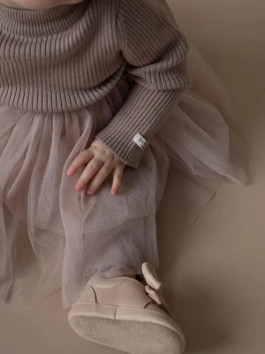 Obrázek produktu Donsje Dětské šaty s vlnou Donsje Lotus Dress béžová