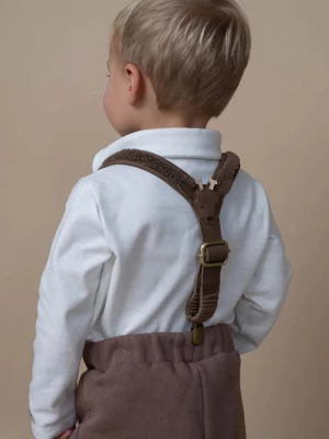 Obrázek produktu Donsje Dětské šle Donsje Tjebbe Suspenders Stag hnědá
