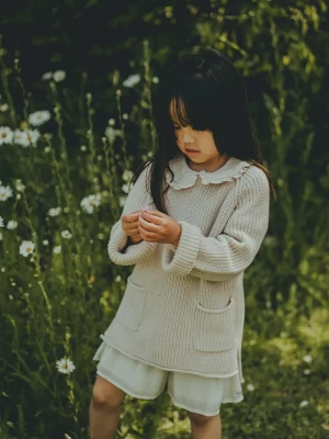 Obrázek produktu Donsje Dětský bavlněný svetr Donsje Stella Sweater béžová
