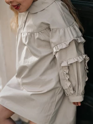 Obrázek produktu Donsje Dívčí šaty Donsje Everoux Dress béžová