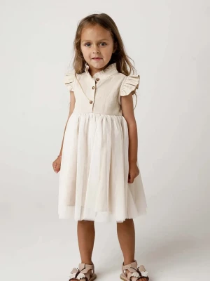 Obrázek produktu Donsje Dívčí šaty Fleurance Dress béžová