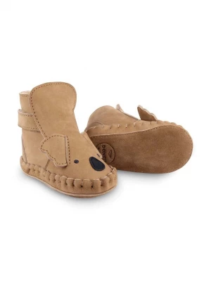 Obrázek produktu Donsje Kojenecké kožené boty Donsje Kapi Classic Booties Koala hnědá