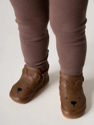 Obrázek produktu Donsje Kojenecké kožené boty Donsje Morris Sneakers Bear hnědá