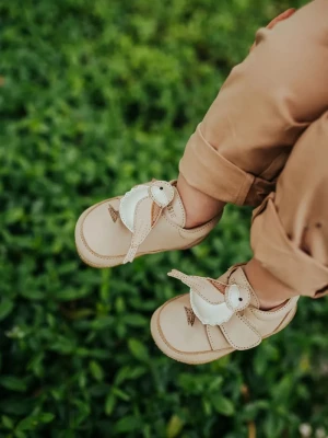 Obrázek produktu Donsje Kojenecké kožené boty Donsje Niek Sneakers Pink Chickadee