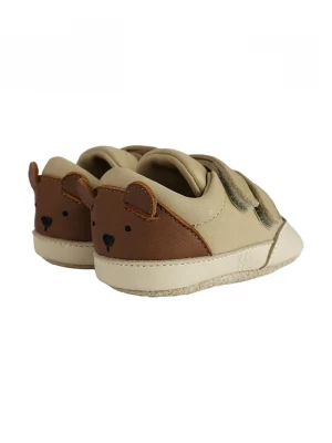 Obrázek produktu Donsje Kojenecké nubukové boty Donsje Sipho Sneakers Bear béžová
