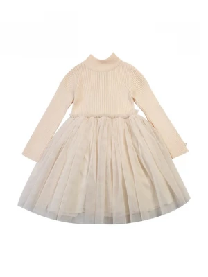 Obrázek produktu Donsje Kojenecké šaty s vlnou Donsje Lotus Dress béžová