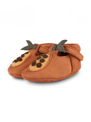 Obrázek produktu Donsje Kojenecké semišové boty Donsje Nanoe Shoes Papaya hnědá