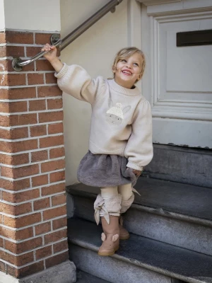 Obrázek produktu Donsje Kojenecký vlněný svetr Donsje Denna Merino Wool Sweater Bunny béžová