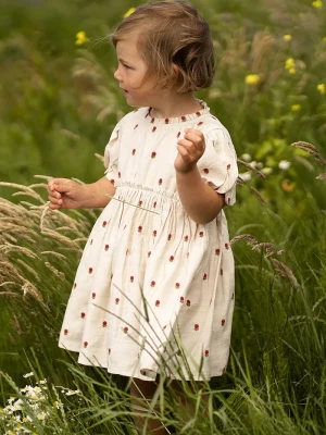 Obrázek produktu Donsje letní šaty Camilla Dress Red Roses béžová