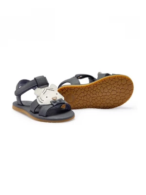 Obrázek produktu Donsje sandály s otevřenou patou dětské kožené Dhalo Sandals Festive White Tiger černá