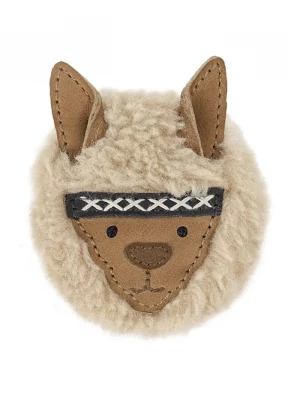 Obrázek produktu Donsje sponka do vlasů dětská kůženná Josy Exclusive Hairclip Alpaca béžová