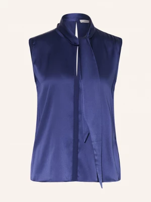 Obrázek produktu Dorothee Schumacher Saténový Top Sense Of Shine S Mašlí modrá