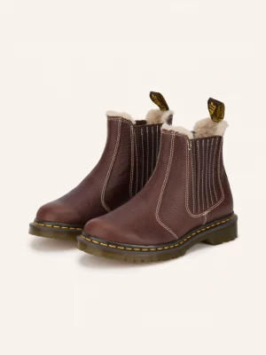 Obrázek produktu Dr. Martens Chelsea Boots 2976 Leonore Ii tmavě hnědá / krémová / žlutá