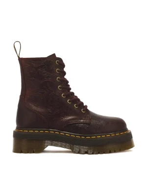 Obrázek produktu Dr. Martens kotníkové boty dámské kožené Jadon Emboss Floral hnědá