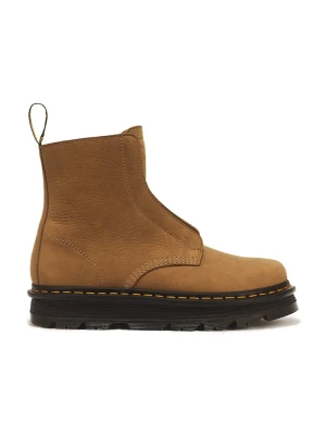 Obrázek produktu Dr. Martens kotníkové boty na platformě dámské nubukové ZebZag Laceless WL hnědá