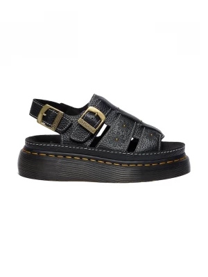 Obrázek produktu Dr. Martens sandály na platformě dámské kožené Wrenlie černá