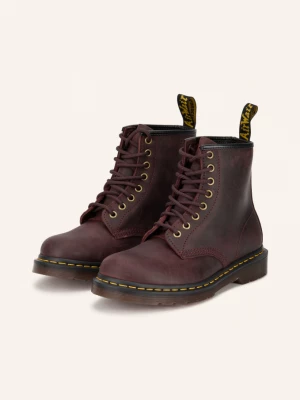 Obrázek produktu Dr. Martens Šněrovací Boty 1460 tmavě červená / zlatá / žlutá