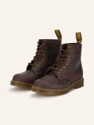 Obrázek produktu Dr. Martens Šněrovací Boty 1460 tmavě hnědá / zlatá / žlutá