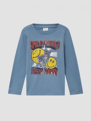 Obrázek produktu Dres s dlouhým rukávem a potiskem Smiley® s.Oliver modrá