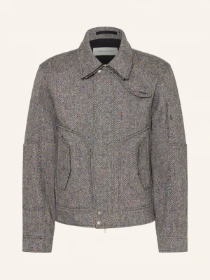 Obrázek produktu Dries Van Noten Tweedová Bluzonová Bunda černá / modrá / bílá