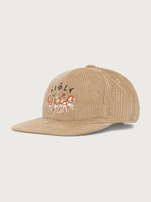 Obrázek produktu Drôle de Monsieur baseballová čepice pánská manšestrová Flat Drule Horses Embroidery Drole de Monsieur béžová