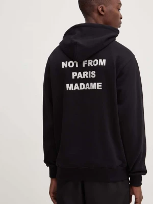 Obrázek produktu Drôle de Monsieur Bavlněná mikina Drôle de Monsieur Le Hoodie Slogan Drole de Monsieur černá