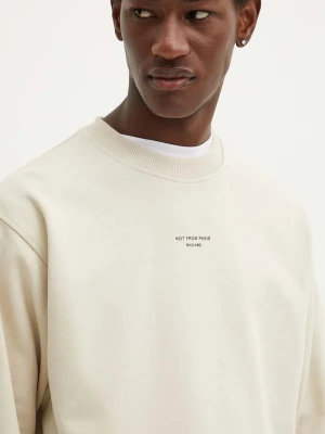 Obrázek produktu Drôle de Monsieur Bavlněná mikina Drôle de Monsieur Le Sweatshirt Slogan Cl Drole de Monsieur béžová