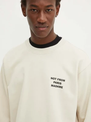 Obrázek produktu Drôle de Monsieur Bavlněná mikina Drôle de Monsieur Le Sweatshirt Slogan Drole de Monsieur béžová