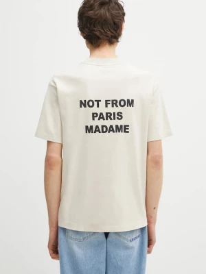 Obrázek produktu Drôle de Monsieur Bavlněné tričko Drôle de Monsieur Le T-Shirt Slogan Drole de Monsieur béžová