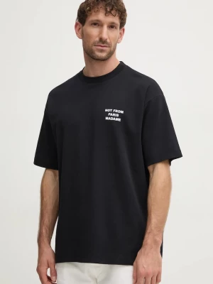 Obrázek produktu Drôle de Monsieur Bavlněné tričko Drôle de Monsieur Le T-Shirt Slogan Drole de Monsieur černá