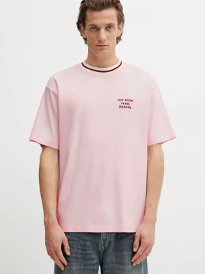 Obrázek produktu Drôle de Monsieur Bavlněné tričko Drôle de Monsieur Slogan Sport Drole de Monsieur růžová
