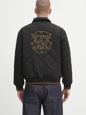 Obrázek produktu Drôle de Monsieur Bunda Drôle de Monsieur La Veste Slogan Tresses Drole de Monsieur černá