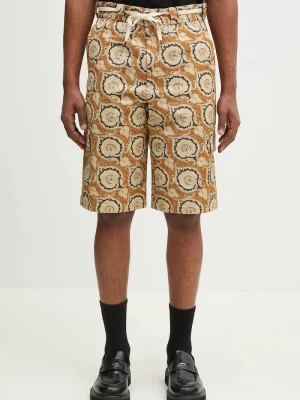 Obrázek produktu Drôle de Monsieur cargo šortky pánské bavlněné Le Short Workwear Paisley Drole de Monsieur žlutá