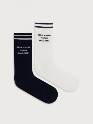 Obrázek produktu Drôle de Monsieur dámské Slogan 2-pack Drole de Monsieur námořnická modř