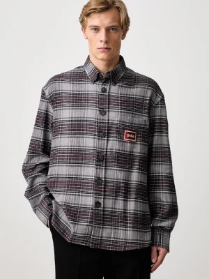 Obrázek produktu Drôle de Monsieur košile pánská bavlněná Boxy Flanel Checked Drole de Monsieur
