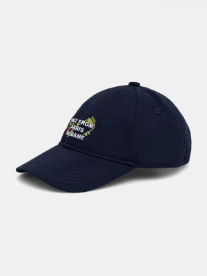 Obrázek produktu Drôle de Monsieur kšiltovka pánská bavlněná Vine Embroidered Slogan Drole de Monsieur námořnická modř