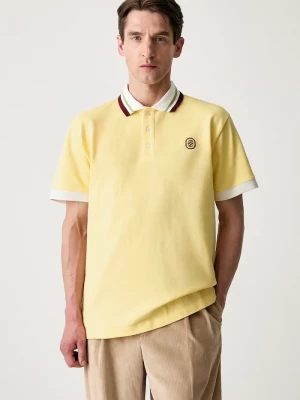 Obrázek produktu Drôle de Monsieur polo pánské bavlněné D Mirror Drole de Monsieur žlutá