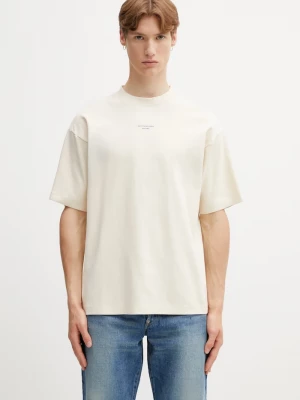 Obrázek produktu Drôle de Monsieur tričko pánské bavlněné Le T-shirt Slogan Classique Drole de Monsieur béžová