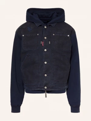 Obrázek produktu dsquared2 Bunda Z Kombinace Materiálů tmavě modrá