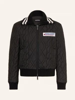 Obrázek produktu dsquared2 Prošívaná Bunda černá / černošedá / bílá